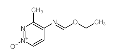 1-ethoxy-N-(3-methyl-1-oxido-pyridazin-4-yl)methanimine结构式