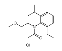 2-Chloro-N-(2-ethyl-6-isopropyl-phenyl)-N-(2-methoxy-ethyl)-acetamide结构式