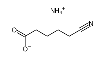 5-cyanovaleric acid ammonium salt Structure
