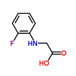 (2-氟苯胺基)乙酸结构式