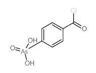 (4-carbonochloridoylphenyl)arsonic acid Structure
