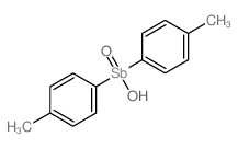 bis(4-methylphenyl)stibinic acid结构式