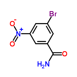 3-Bromo-5-nitrobenzamide Structure
