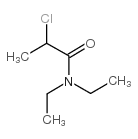N,N-二乙基-2-氯丙酰胺结构式