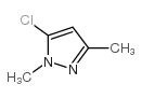 5-氯-1,3-二甲基吡唑结构式