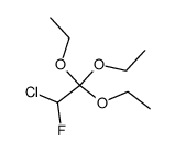 chloro-fluoro-orthoacetic acid triethyl ester Structure