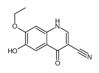 7-乙氧基-4,6-二羟基-3-喹啉甲腈结构式
