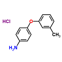 4-(间甲苯氧基)苯胺结构式