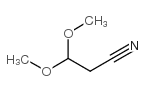 3,3-二甲氧基丙腈结构式