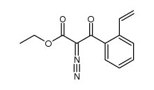 ethyl (o-vinylbenzoyl)diazoacetate Structure