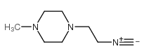 1-(2-异氰基乙基)-4-甲基哌嗪结构式