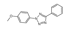 2-(4-methoxyphenyl)-5-phenyltetrazole结构式