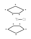 双(环戊二烯)氯化钛结构式