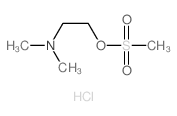 甲黄酸2-乙酯盐酸盐结构式