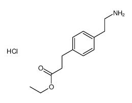 ethyl 3-[4-(2-aminoethyl)phenyl]propanoate,hydrochloride Structure