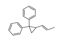 1,1-diphenyl-2-[(E)-prop-1enyl]cyclopropane Structure