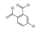 4-chlorobenzene-1,2-dicarbonyl chloride Structure