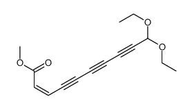 methyl 10,10-diethoxydec-2-en-4,6,8-triynoate结构式