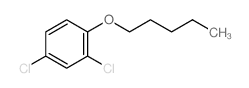 2,4-dichloro-1-pentoxy-benzene Structure