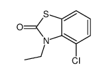 4-chloro-3-ethyl-1,3-benzothiazol-2-one结构式