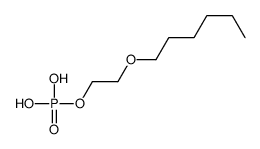 2-hexoxyethyl dihydrogen phosphate Structure