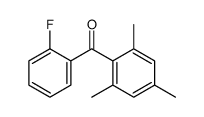 (2-fluorophenyl)-(2,4,6-trimethylphenyl)methanone结构式