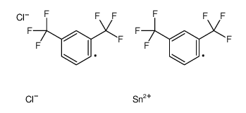 bis[2,4-bis(trifluoromethyl)phenyl]-dichlorostannane结构式