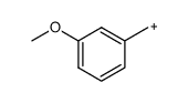 (3-methoxyphenyl)methylium Structure