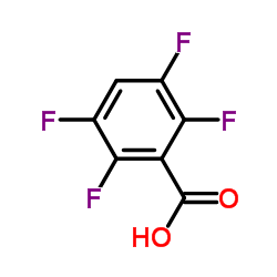 2,3,5,6-四氟苯甲酸结构式