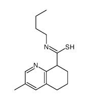N-butyl-3-methyl-5,6,7,8-tetrahydroquinoline-8-carbothioamide Structure