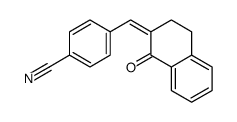 4-[(1-氧代-3,4-二氢萘-2-烯烃)甲基]苯乙腈结构式