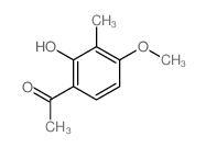 Ethanone,1-(2-hydroxy-4-methoxy-3-methylphenyl)- Structure