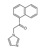 1-(1-naphthoylmethyl)imidazole结构式