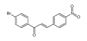 1-(4-bromophenyl)-3-(4-nitrophenyl)prop-2-en-1-one Structure
