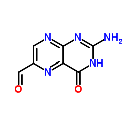 2-Amino-4-hydroxypteridine-6-carbaldehyde Structure