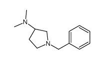 (S)-1-苄基-3-N,N-二甲基氨基吡咯烷结构式