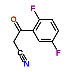 3-(2,5-Difluorophenyl)-3-oxopropanenitrile Structure