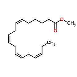 (6Z,9Z,12Z,15Z)-十八碳四烯酸甲酯结构式