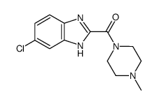 (6-CHLORO-1H-BENZOIMIDAZOL-2-YL)-(4-METHYL-PIPERAZIN-1-YL)-METHANONE结构式