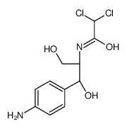 N-((1R,2R)-1-(4-氨基苯基)-1,3-二羟基丙烷-2-基)-2,2-二氯乙酰胺结构式