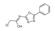 4-噁唑,2-(氯乙酰胺基)-5-苯基-3结构式