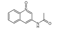 3-acetamido-quinoline N-oxide Structure