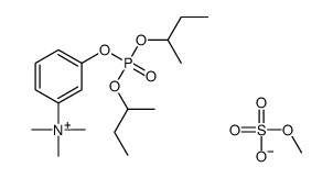 [3-di(butan-2-yloxy)phosphoryloxyphenyl]-trimethylazanium,methyl sulfate结构式