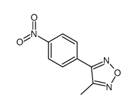 3-methyl-4-(4-nitrophenyl)-1,2,5-oxadiazole Structure