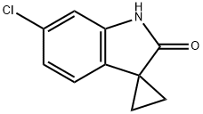 6'-CHLOROSPIRO[CYCLOPROPANE-1,3'-INDOLIN]-2'-ONE Structure