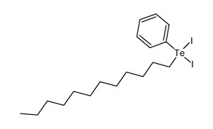 dodecyldiiodo(phenyl)-l4-tellane Structure