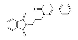 6-phenyl-2-[2-(phthalimido)propyl]-3(2H)-pyridazinone Structure