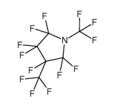 perfluoro(N-methyl-3-methylpyrrolidine)结构式