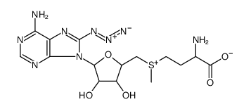 Adenosine, 5'-[(3-amino-3-carboxypropyl)methylsulfonio]-8-azido-5'-deoxy-, inner salt, (S) Structure