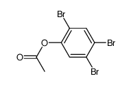 2,4,5-tribromophenyl acetate Structure